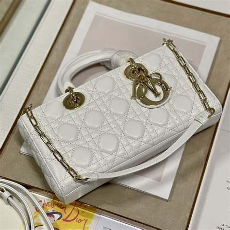 lady dior bag in off white cannage lambskin|lambskin cannage bag.